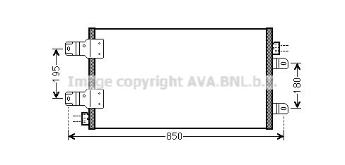 AVA QUALITY COOLING Lauhdutin, ilmastointilaite RT5443